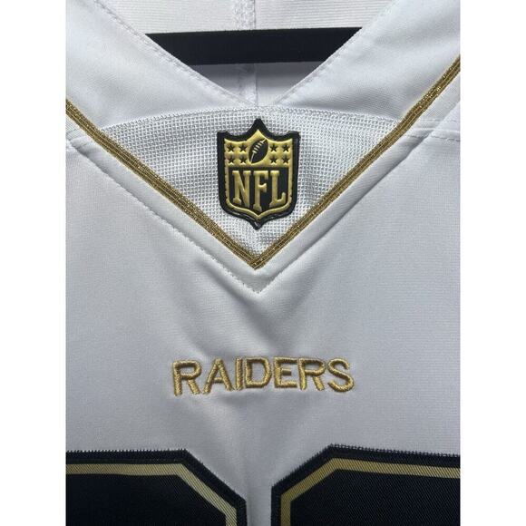 Raiders #28 Jacobs Golden Edition Jersey Replica Knockoff Size L - Picture 5 of 11